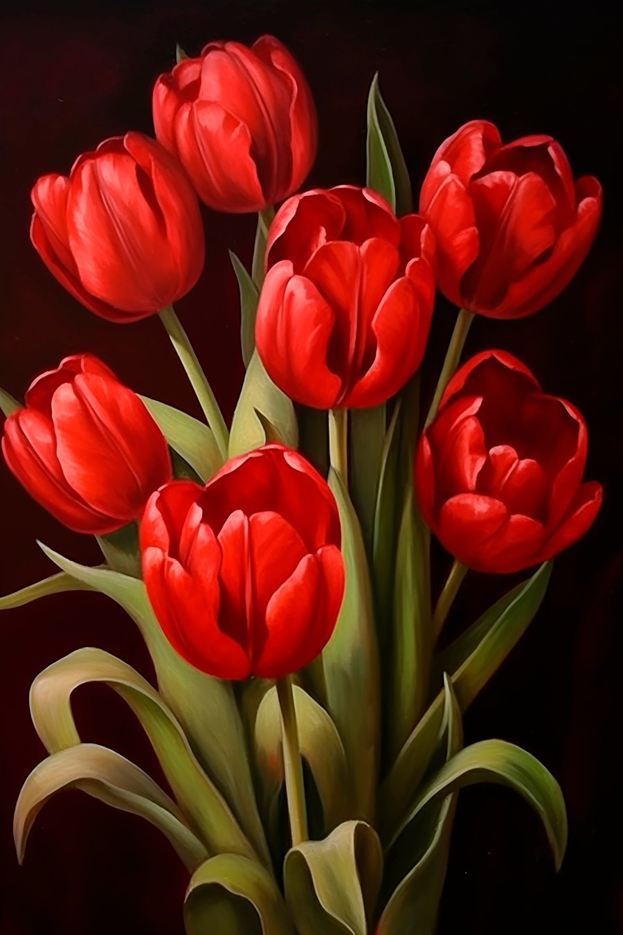 Tulipány — celý design