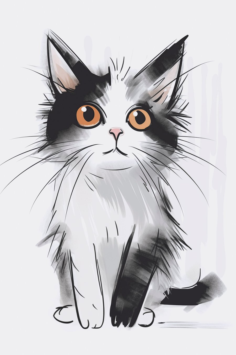 Kočička Kitty — celý design