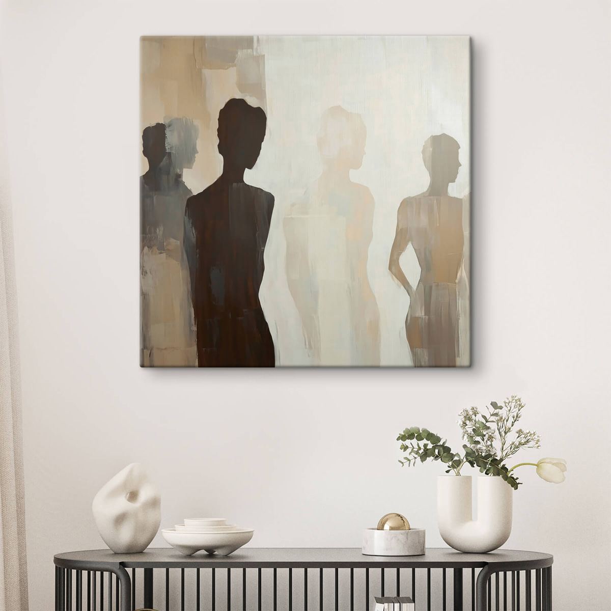 Abstraktní siluety — interiér 1