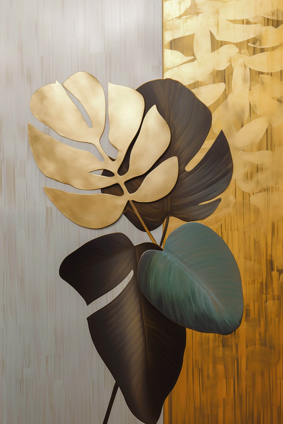 Tropické listy — celý design