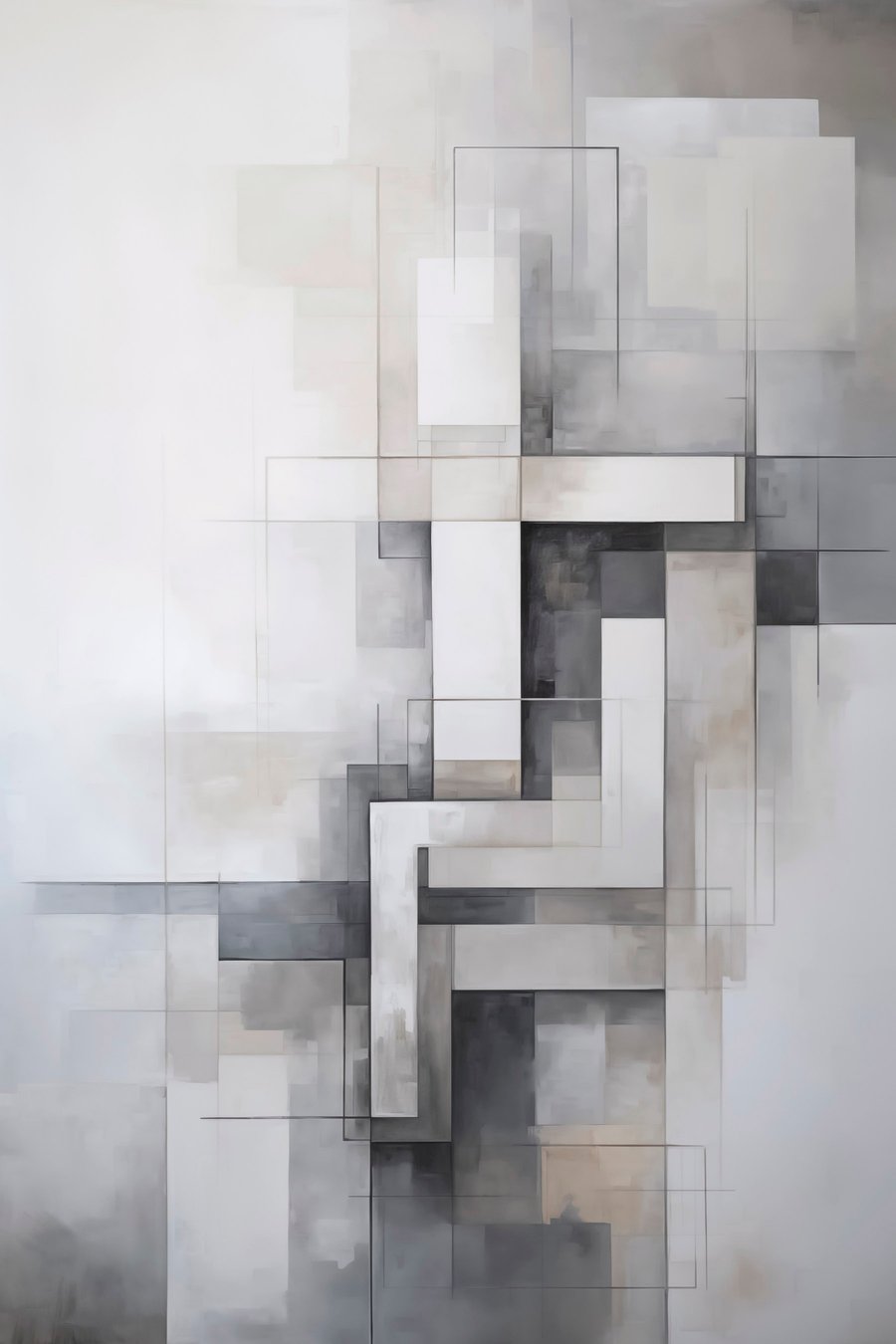 Moderní abstrakce — celý design
