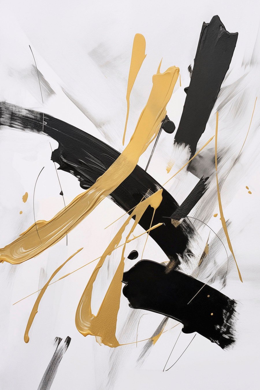 Chaotická abstrakce — celý design