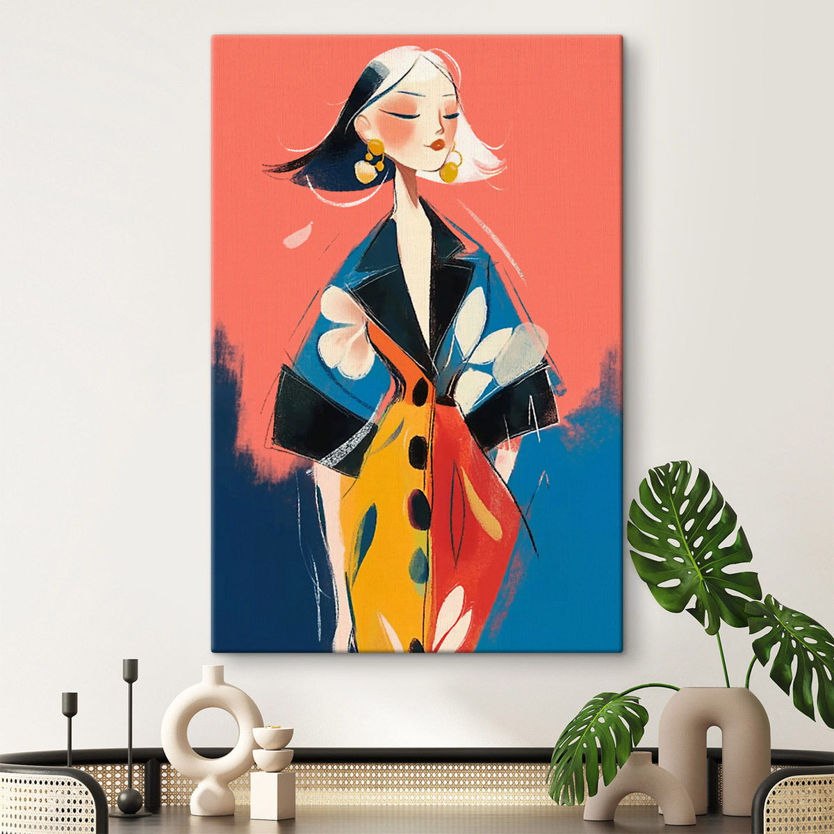 Dívčí portrét — interiér 2
