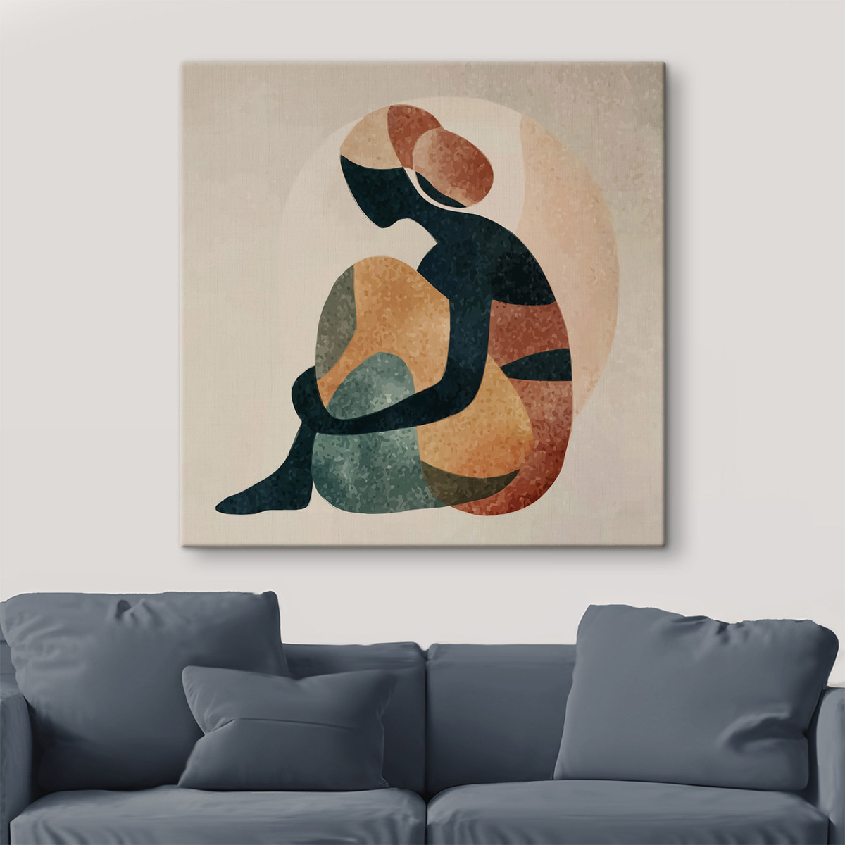 Abstraktní lidská postava — interiér 2