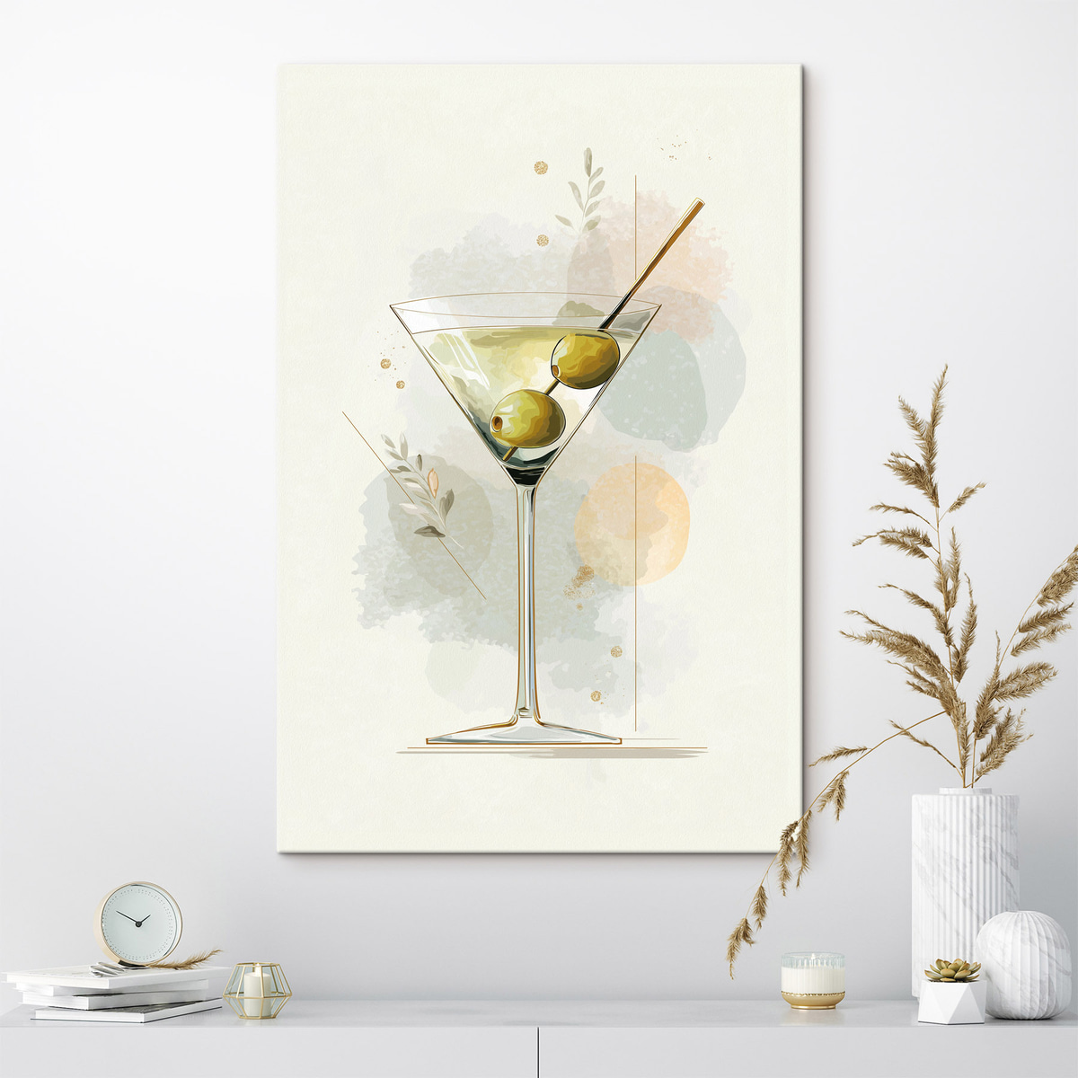 Sklenice martini — interiér 2