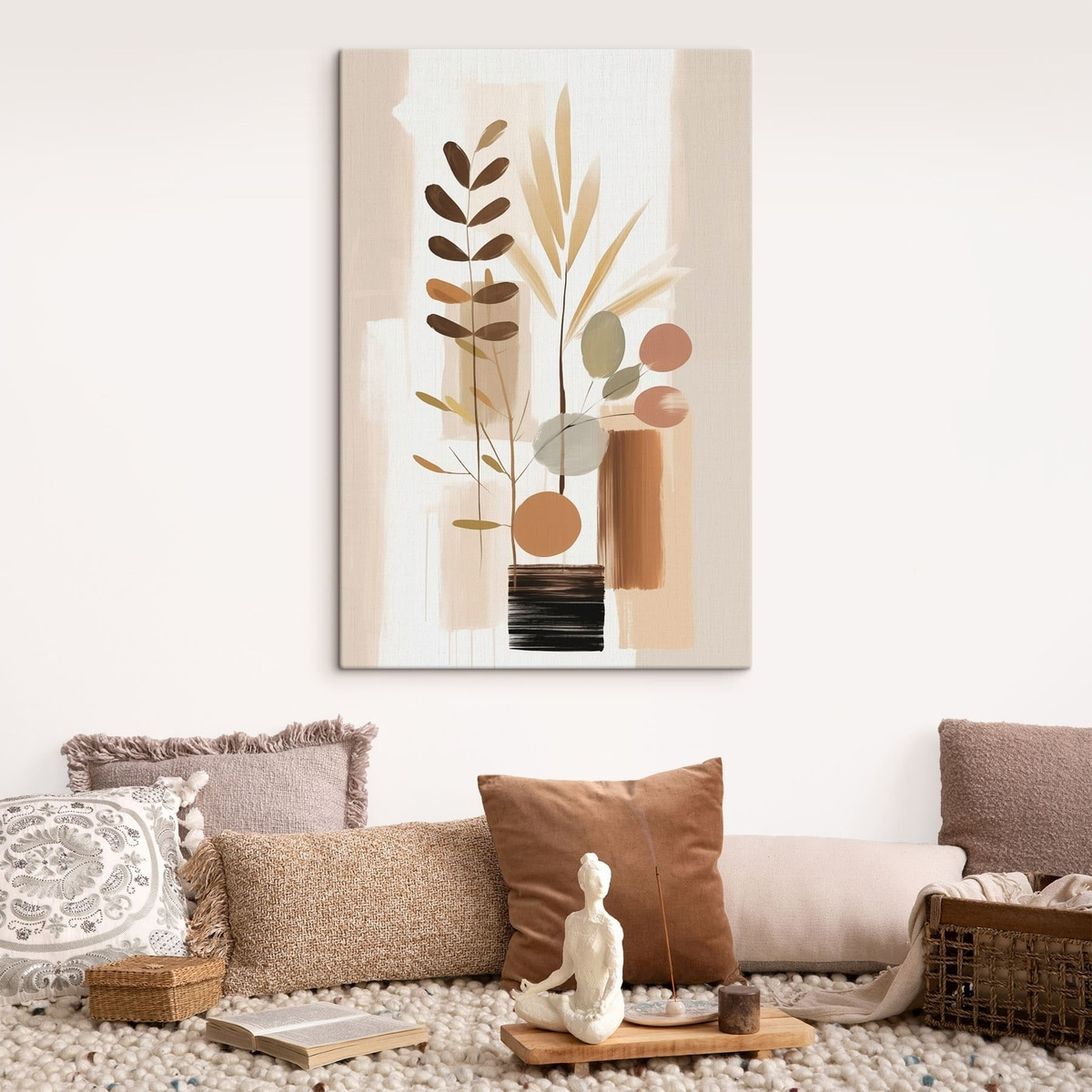 Abstraktní botanická kompozice — interiér 2