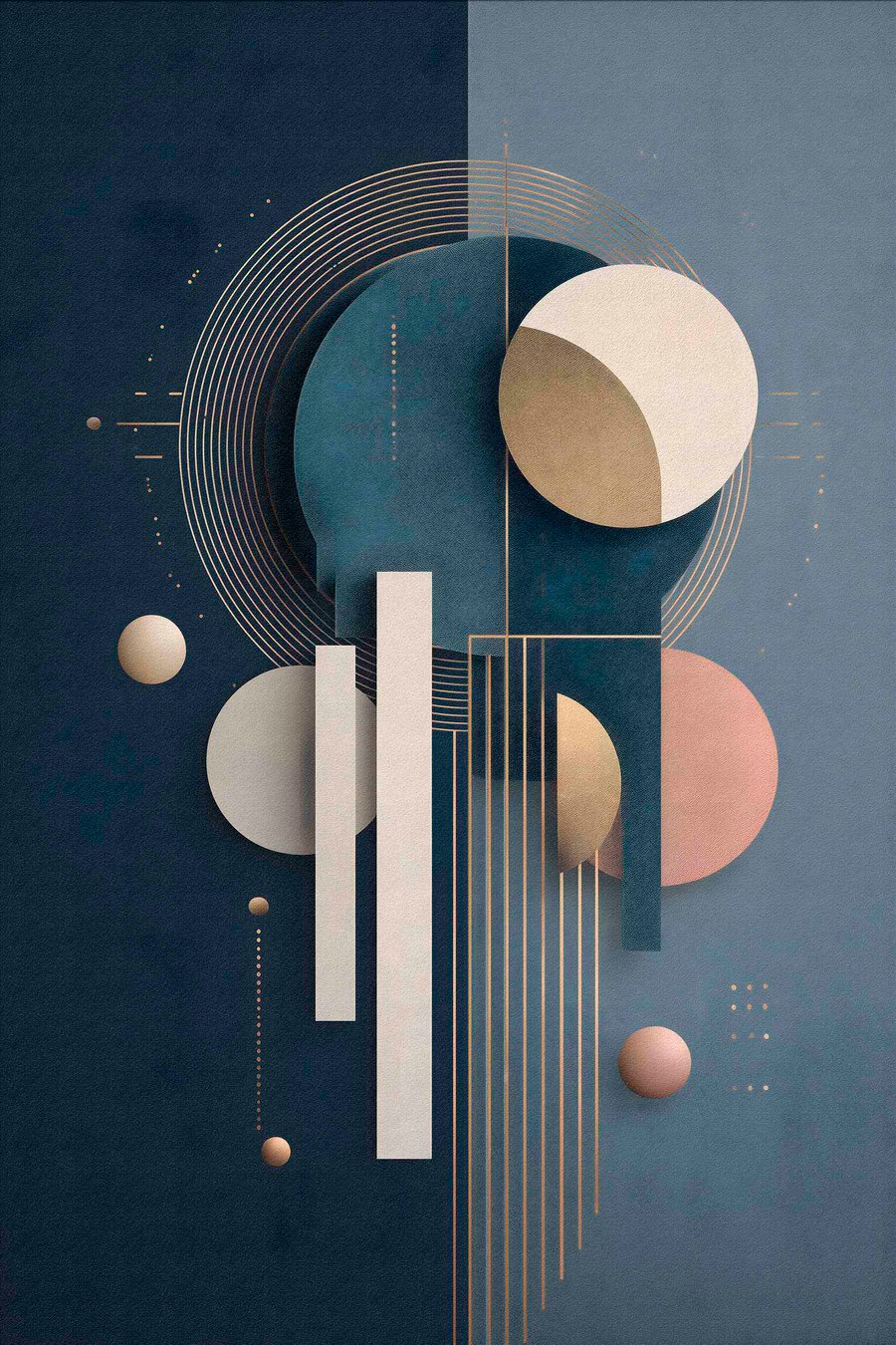 Abstraktní geometrie — celý design