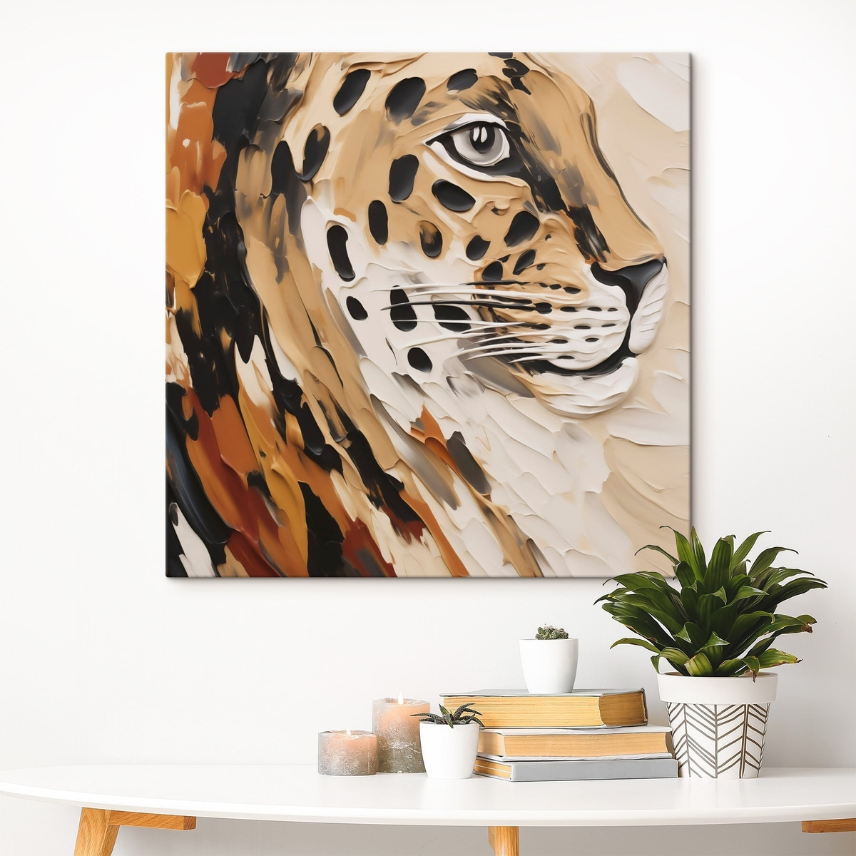 Abstraktní leopard — interiér 2