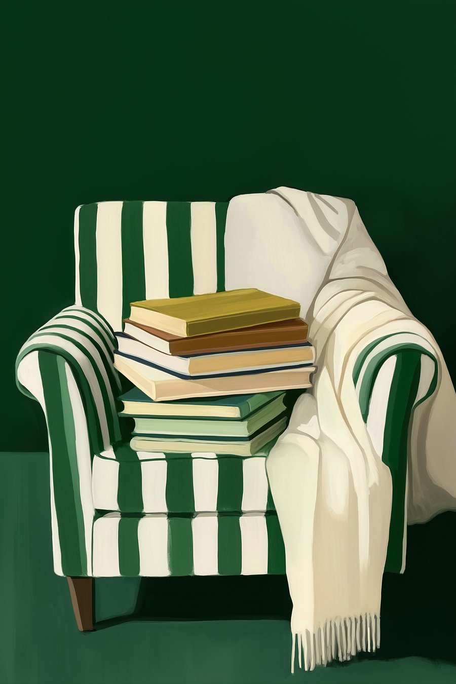 Domácí knihovna — celý design