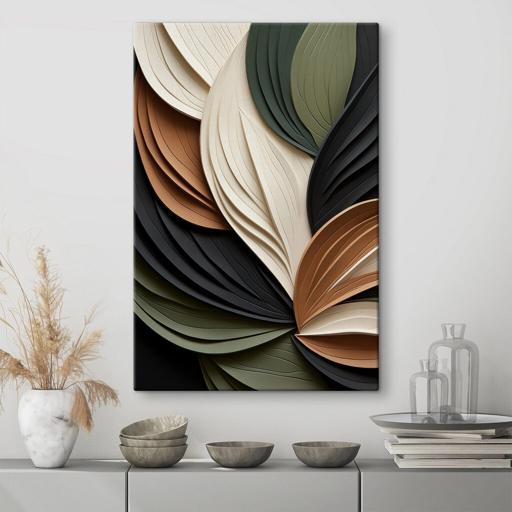Vějíře ze skládaných listů — interiér 2