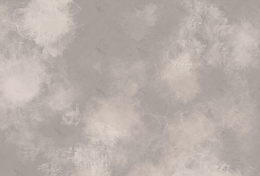 Zvětralé barevné mraky — celý design