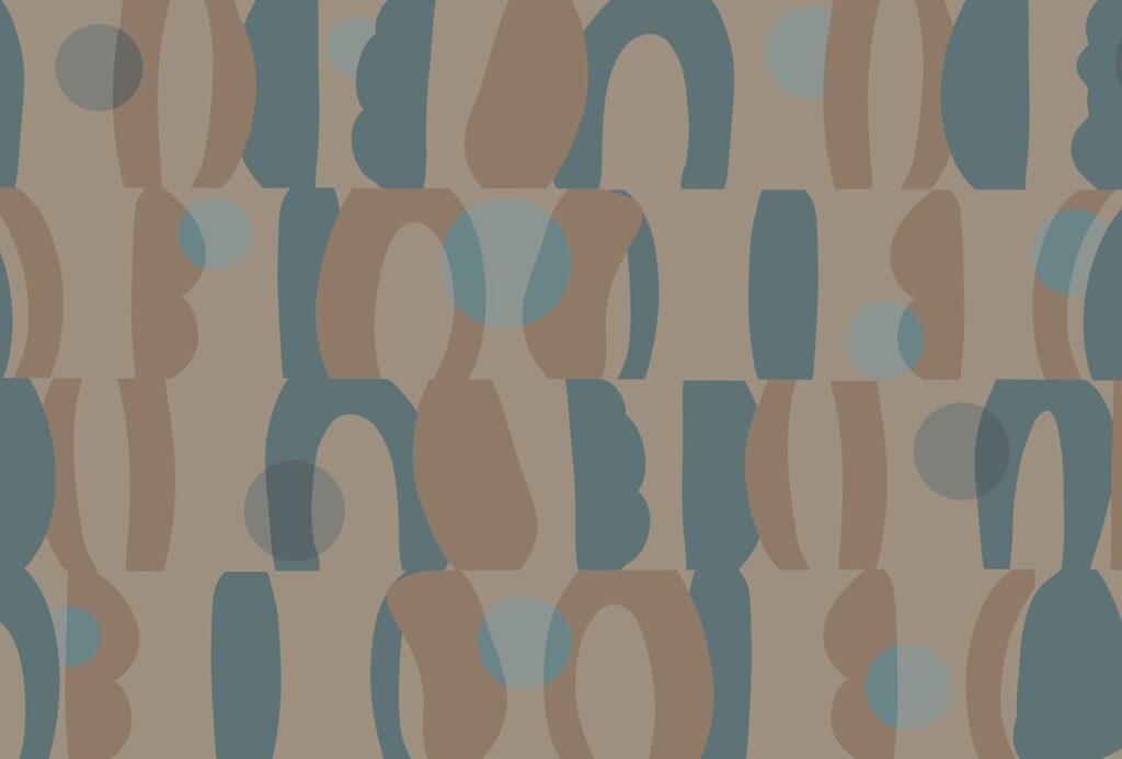 Zaoblené bloky v pastelu — celý design