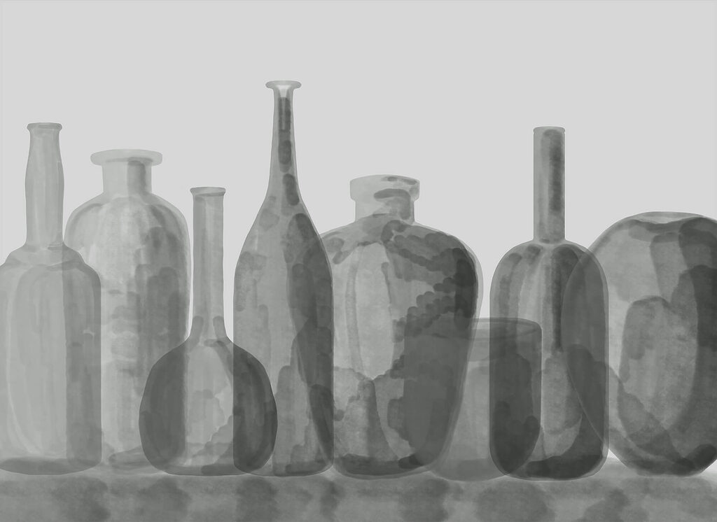 Stylizované zátiší — celý design