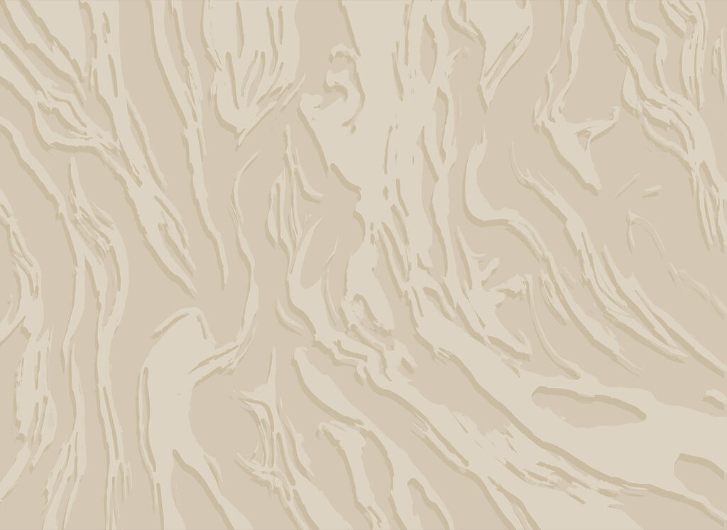 Písčité linky jako žilky — celý design