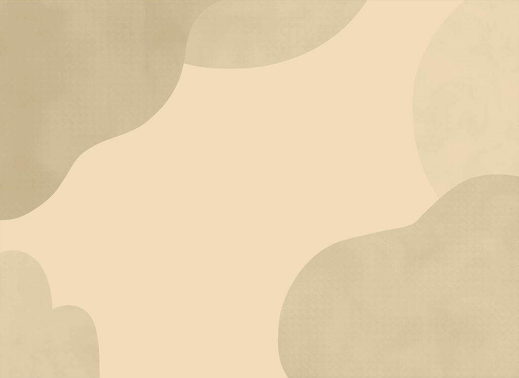 Široké oblé tvary — celý design