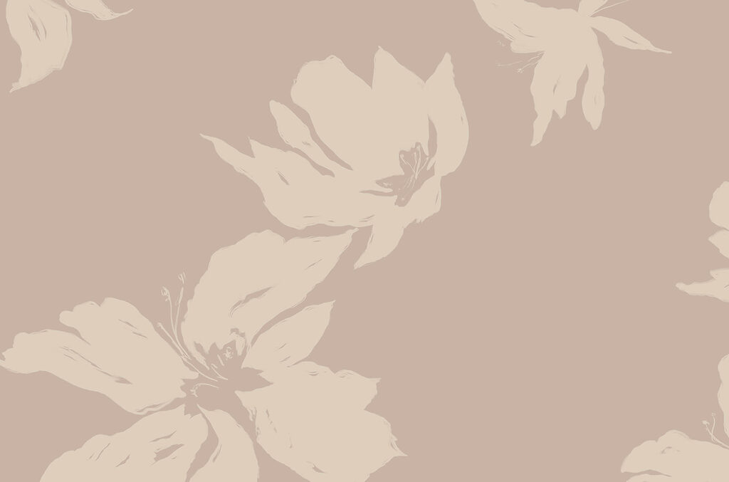 Siluety květů — celý design