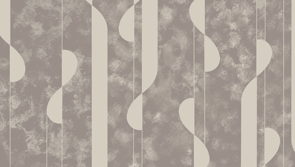Oblouky a svislé pruhy — celý design