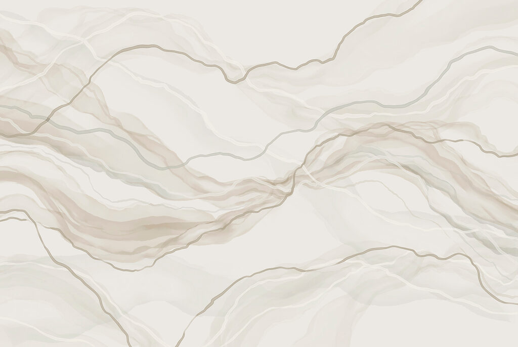 Žilky jako světlé proudy — celý design