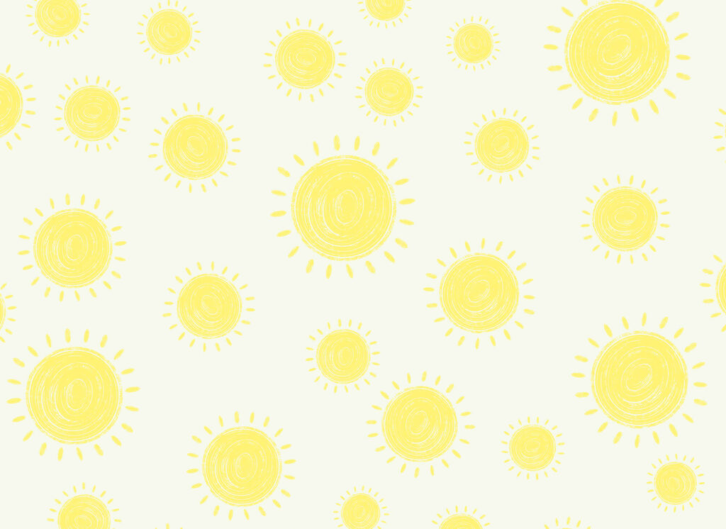 Žluté sluníčka stále září — celý design