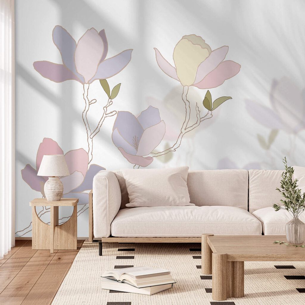 Magnolie na jemných větvích — interiér 1
