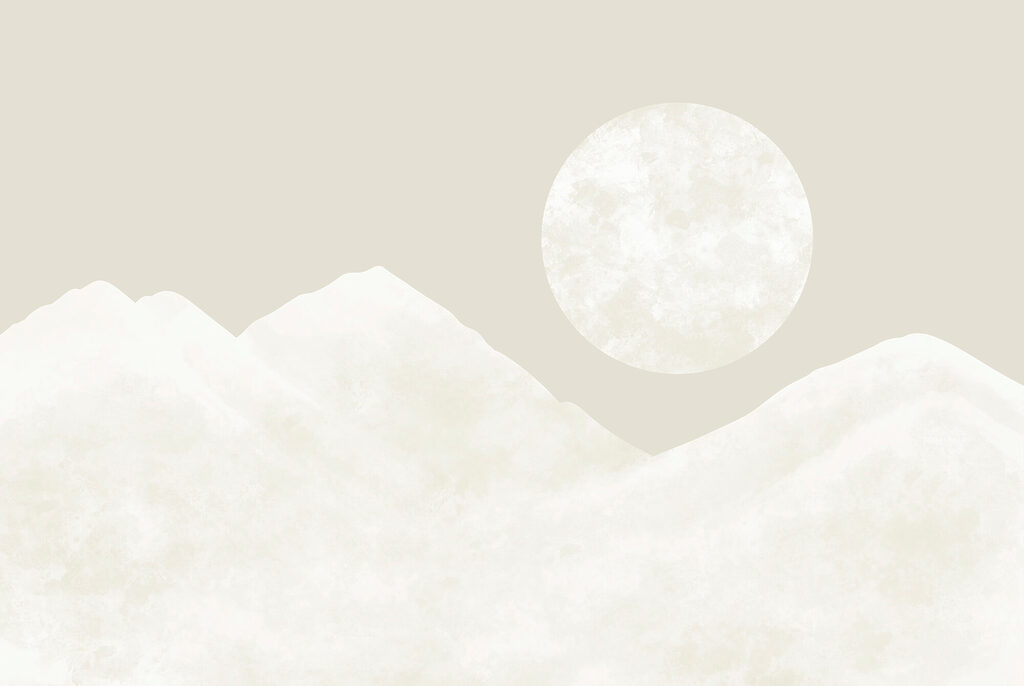 Měsíc nad horami — celý design