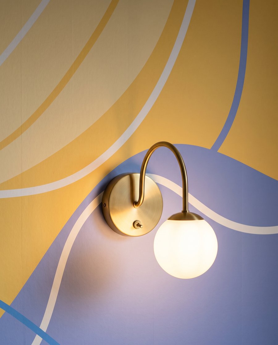 Modré vlny pod žlutí — detail