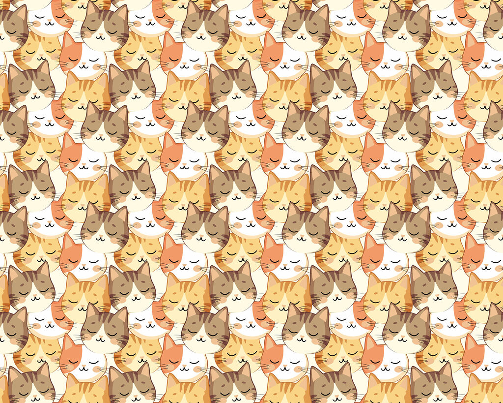 Kočičí hlavičky — celý design
