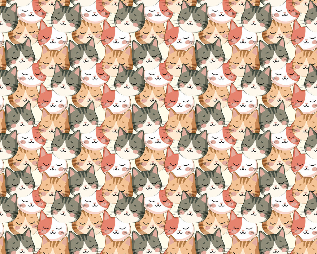 Kočičí hlavičky — celý design
