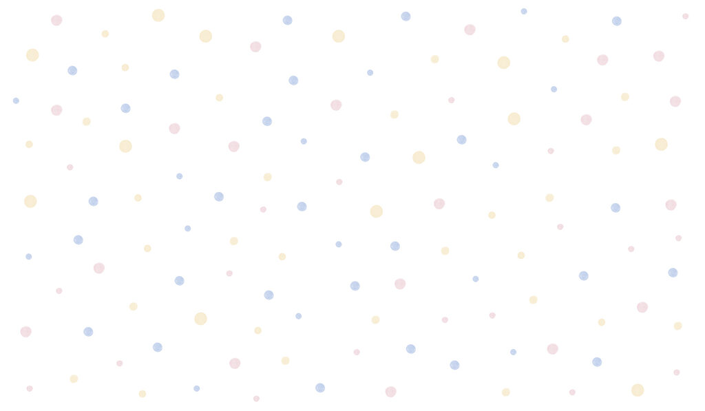Pastelové tečky — celý design