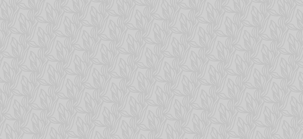 Listy v jemných obrysech — celý design