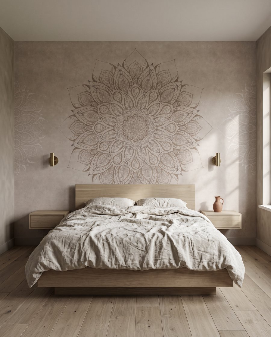 Květinová mandala — interiér 2
