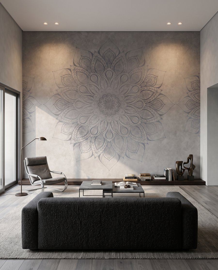 Květinová mandala — interiér 3