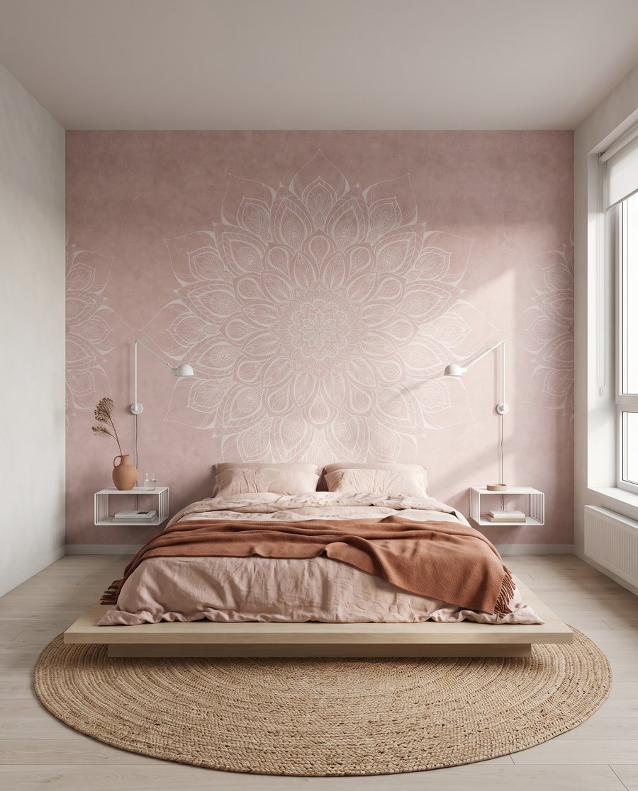 Květinová mandala — interiér 1