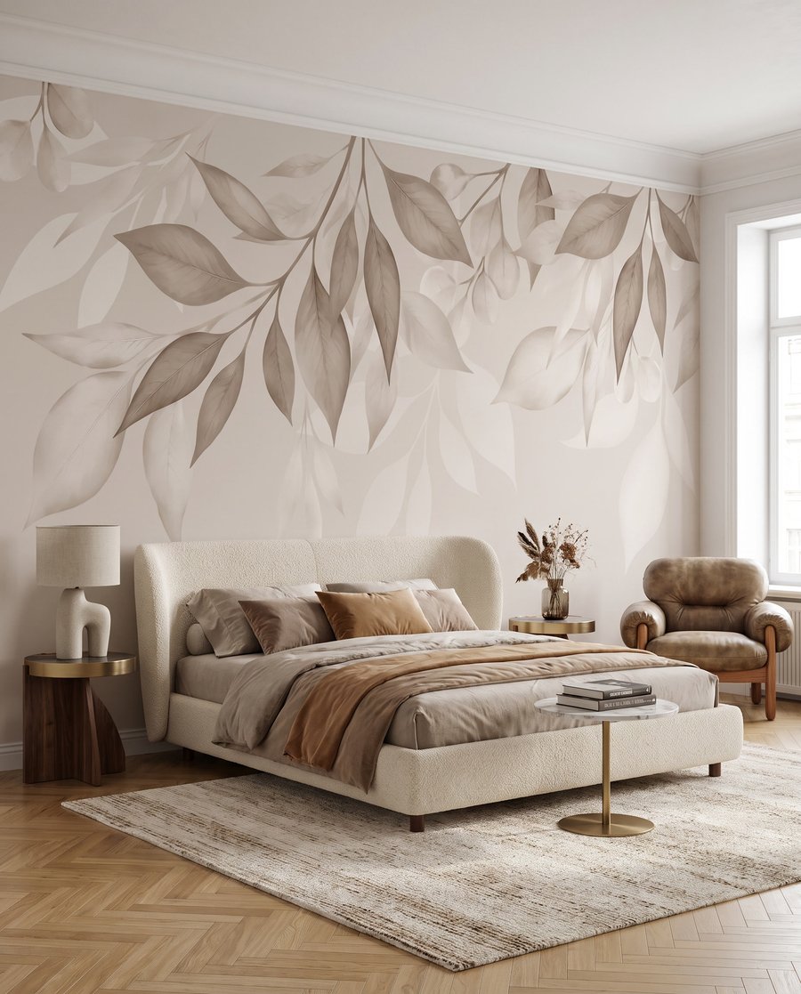 Listy podél horního okraje — interiér 1