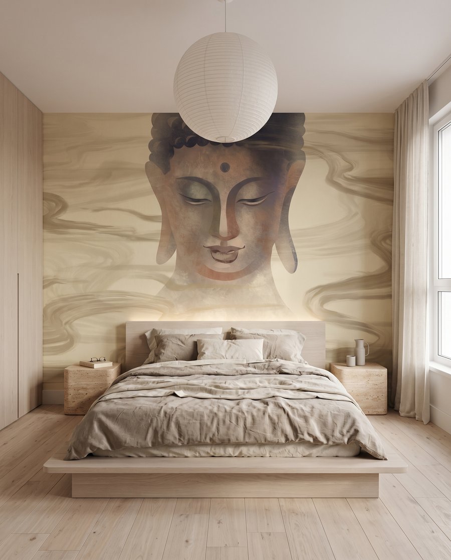 Buddha mezi zlatými proudy — interiér 2