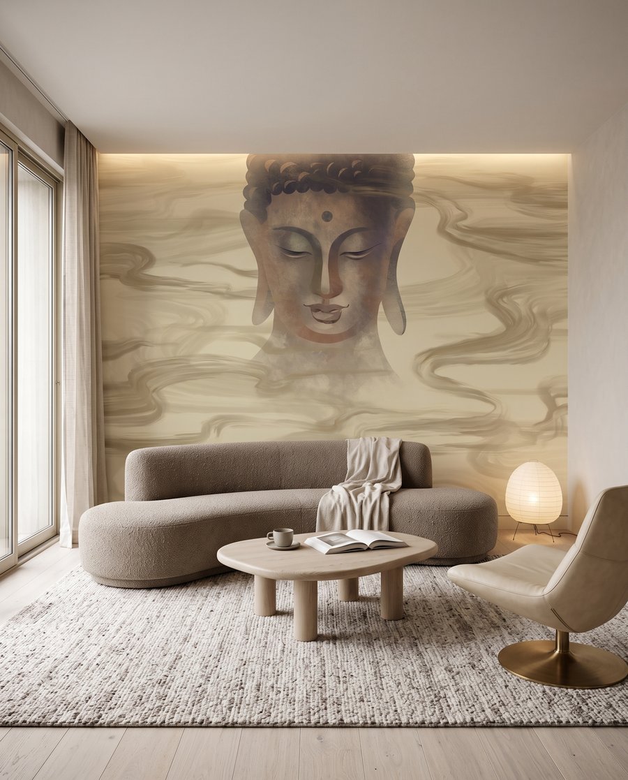Buddha mezi zlatými proudy — interiér 3