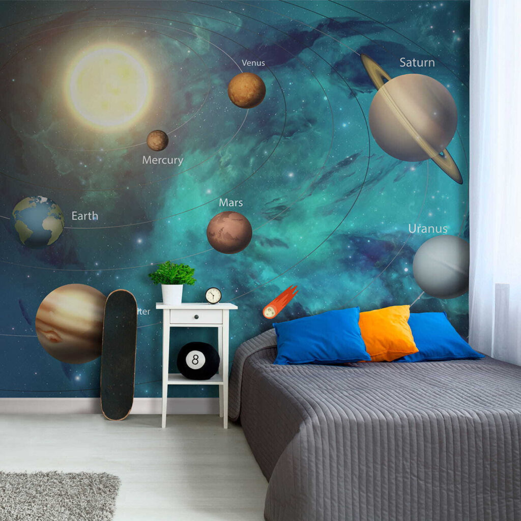 Planety kolem rakety — interiér 1