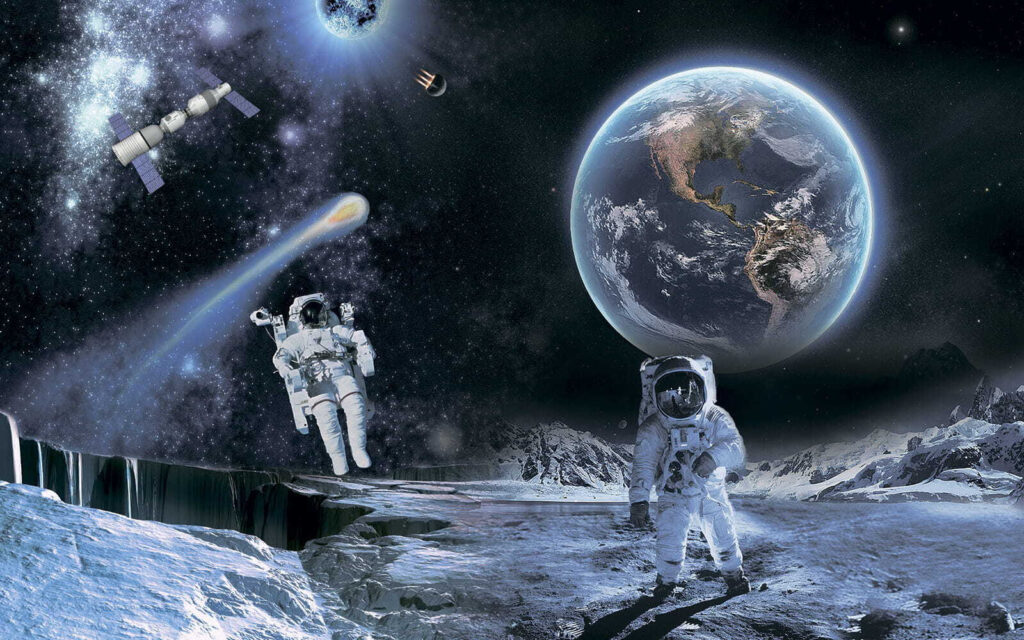 Skok mezi planetami — celý design