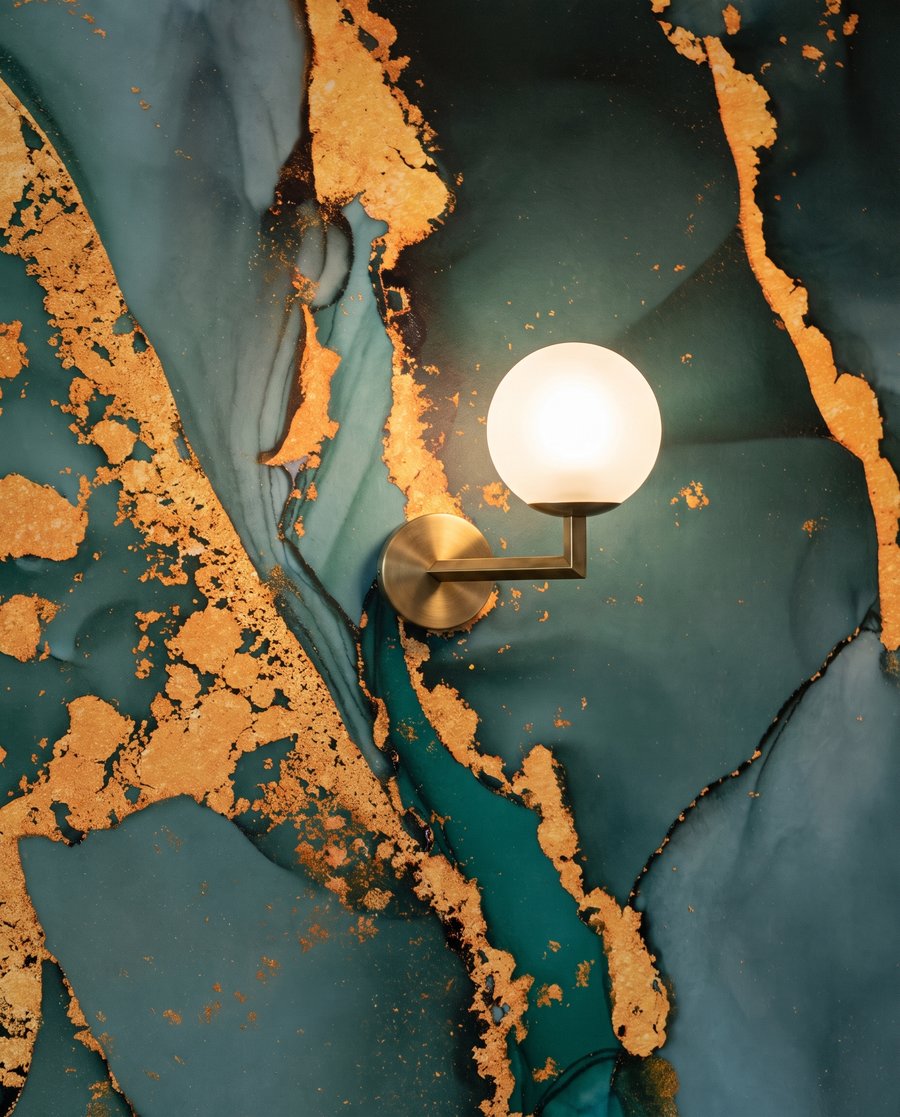 Zlatá žíla v zeleni — detail