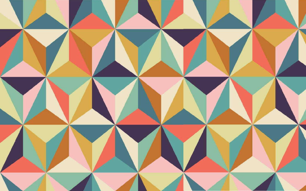 Veselé trojúhelníky — celý design