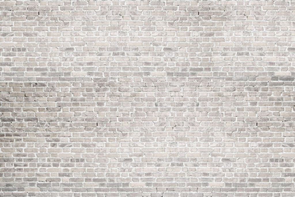 Šedé cihly, efekt patiny — celý design