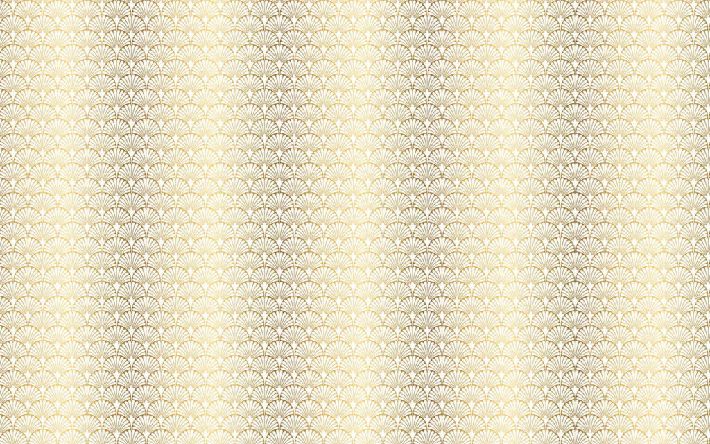 Zlaté šupiny jako tkanina — celý design
