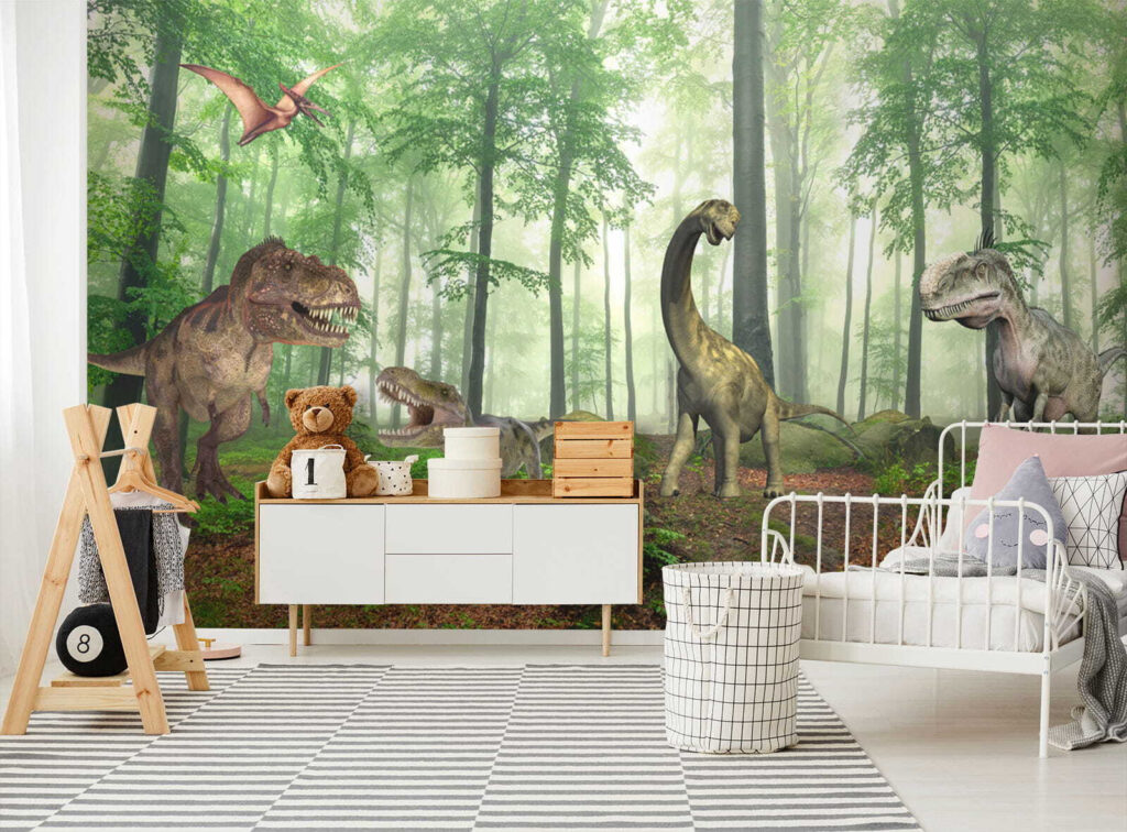 Dinosauři v slunném lese — interiér 7