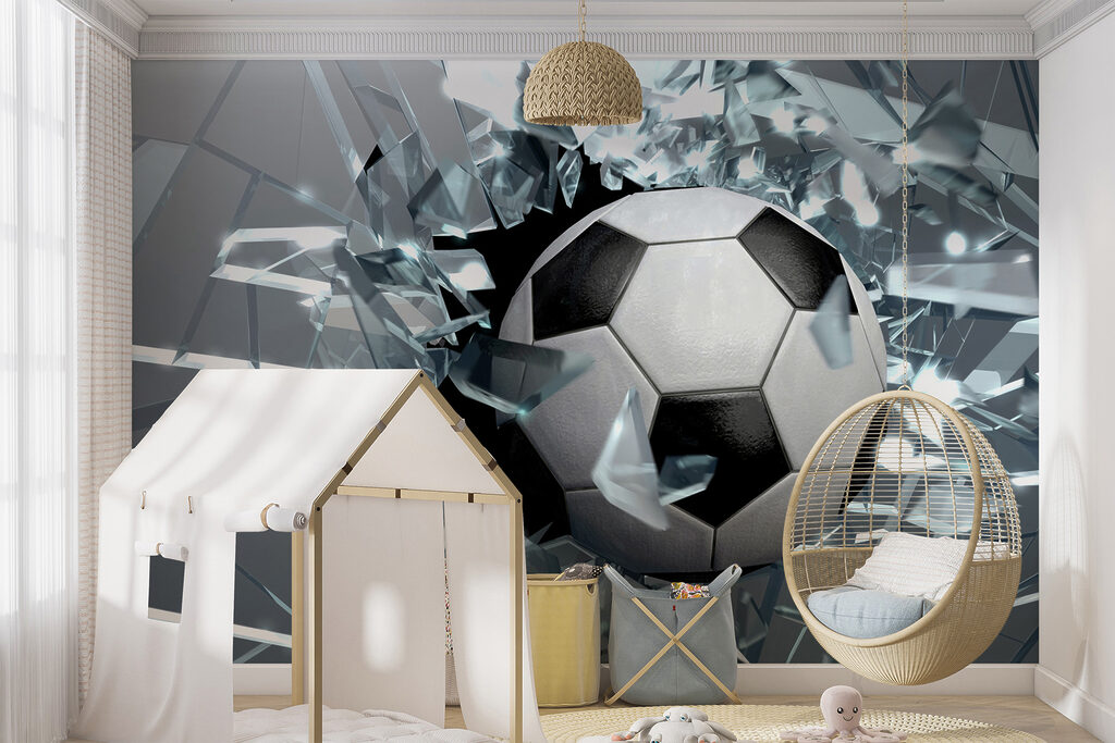 Fotbal skrz střepy — interiér 10