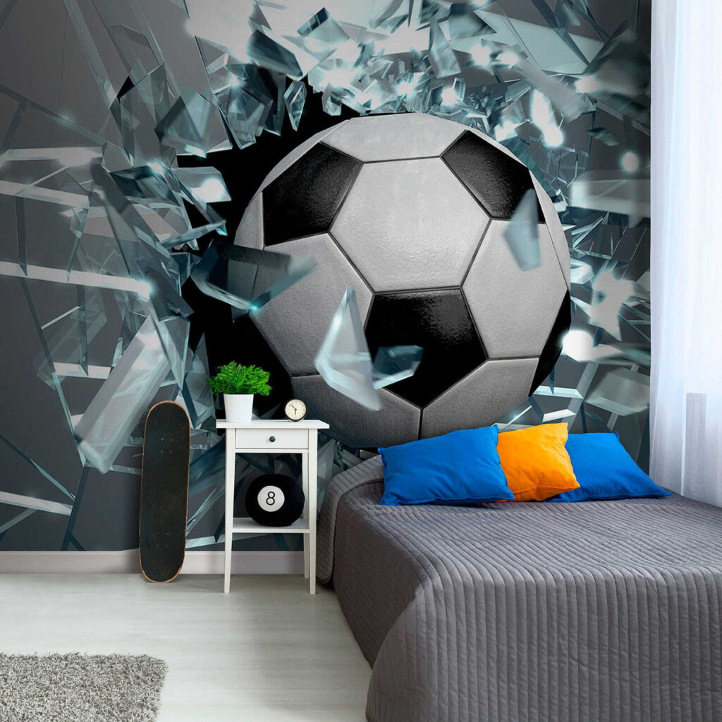 Fotbal skrz střepy — interiér 5
