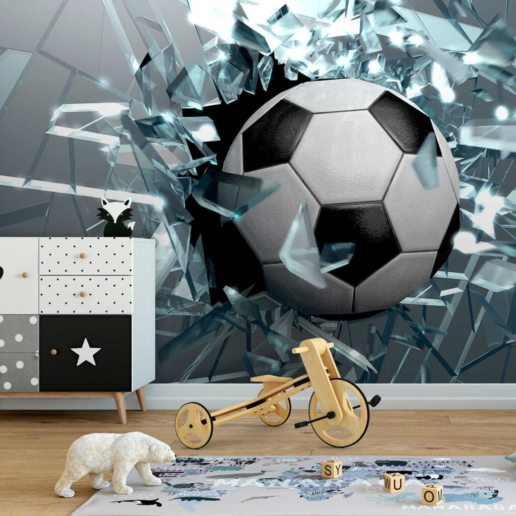 Fotbal skrz střepy — interiér 6
