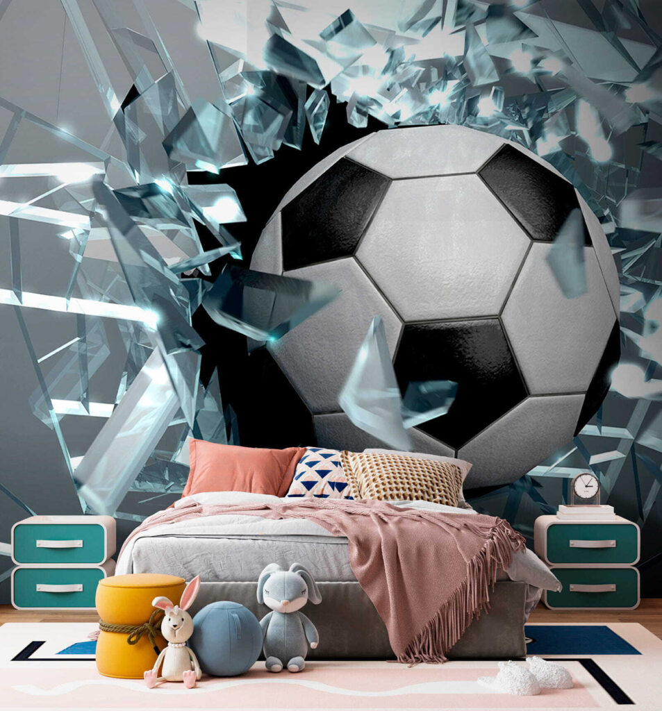 Fotbal skrz střepy — interiér 9