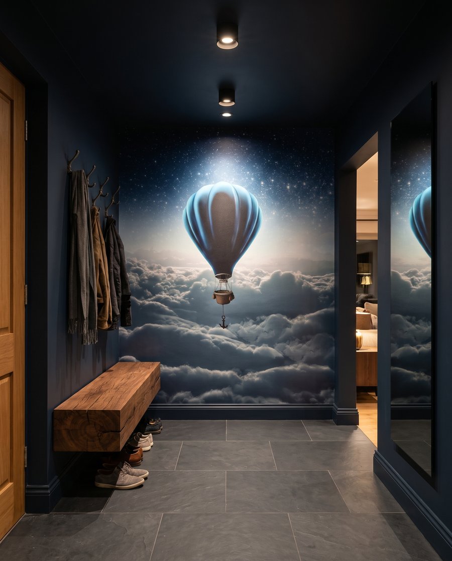 Horkovzdušný balon pod hvězdami — interiér 3