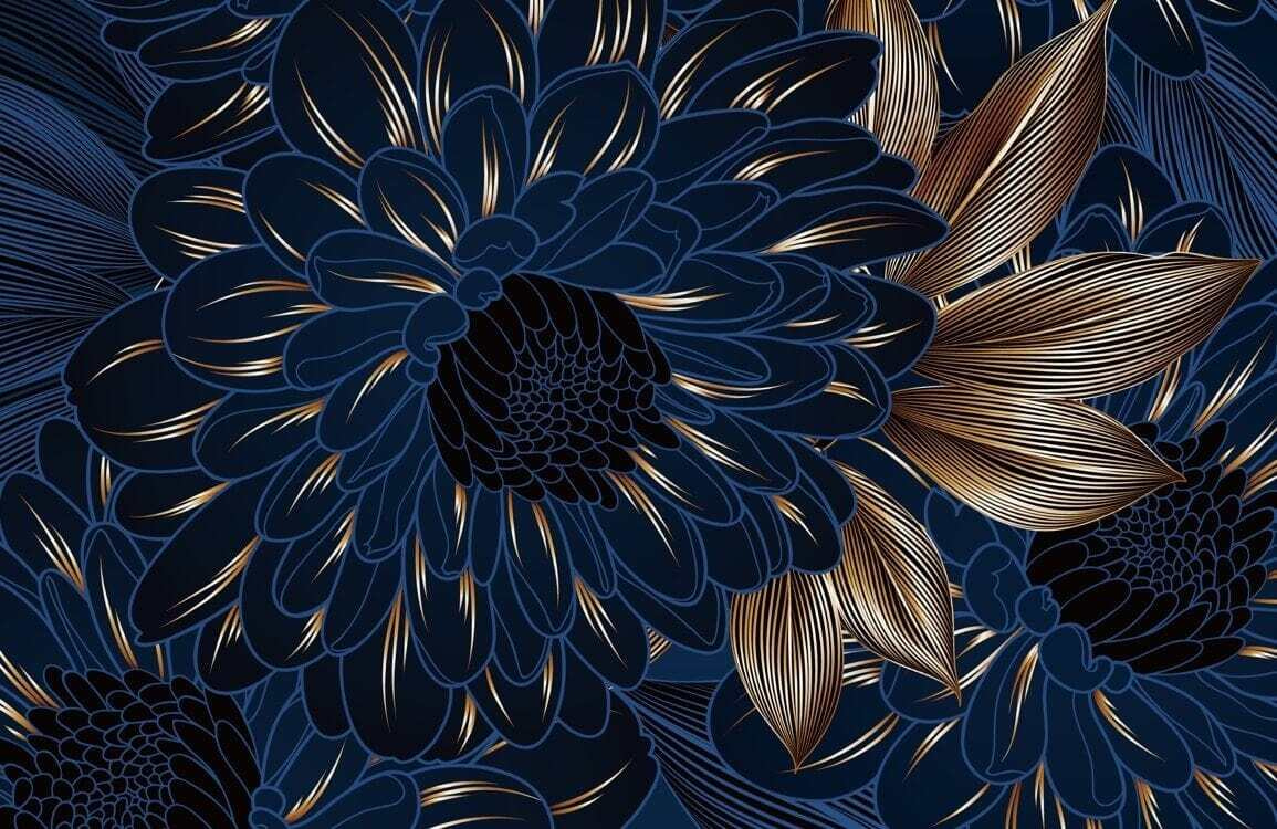 Dlouhé okvětní plátky — celý design