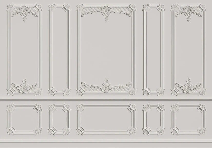 Symetrické ozdobné panely — celý design